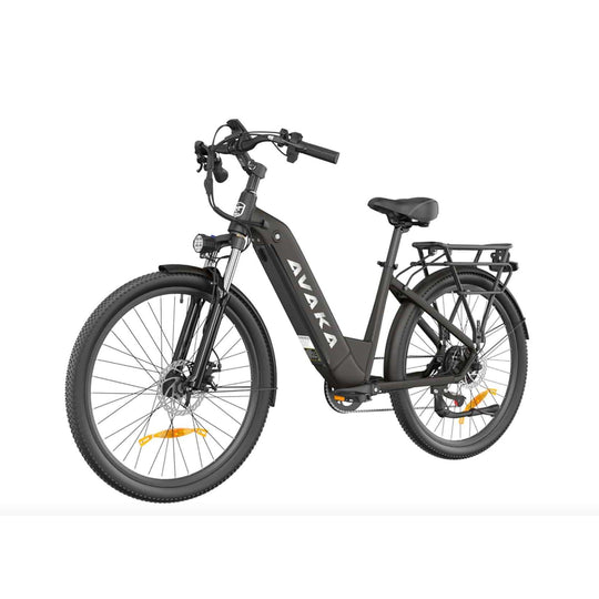 Avaka K200 electric urban commuting bike in black