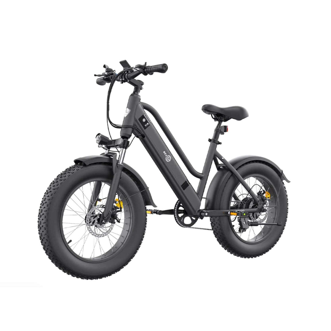 Bezior XF103 fat tyre electric mountain bike in black