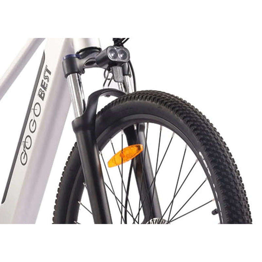 gogobest gm26 electric bike front wheel and suspension