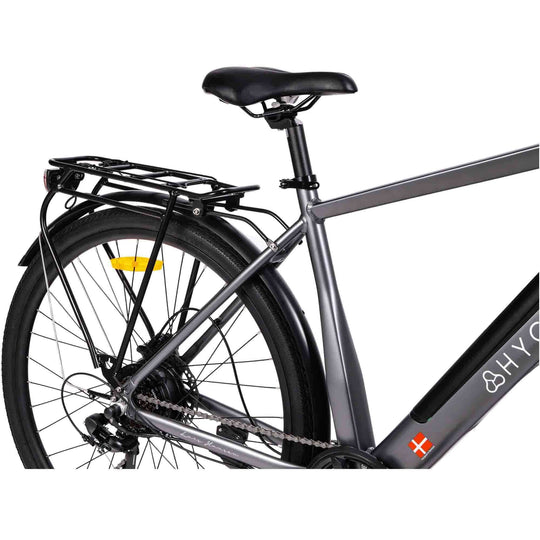 Hygge Aarhus Electric Bike rear wheel and saddle