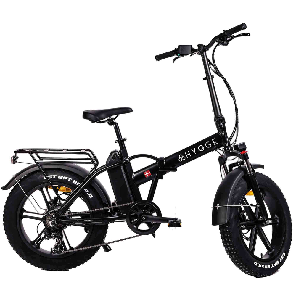 Hygge vester foldable electric bike in black