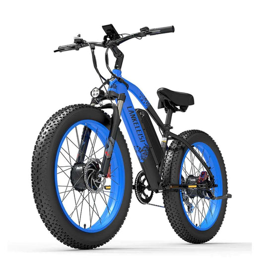 Lankeleisi MG740 Plus Electric Mountain Bike in blue