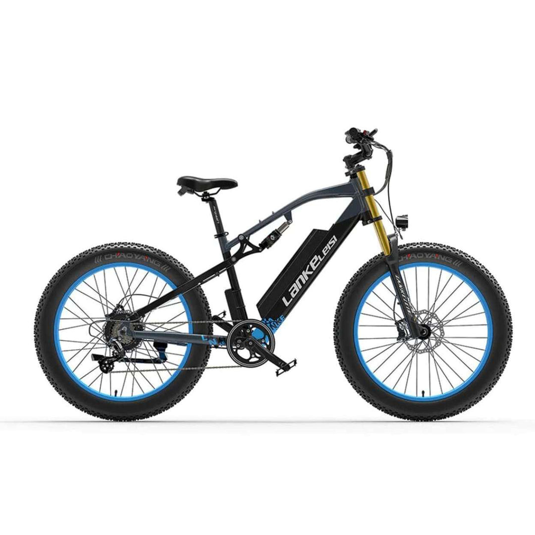 Lankeleisi rv700 electric mountain bike in blue
