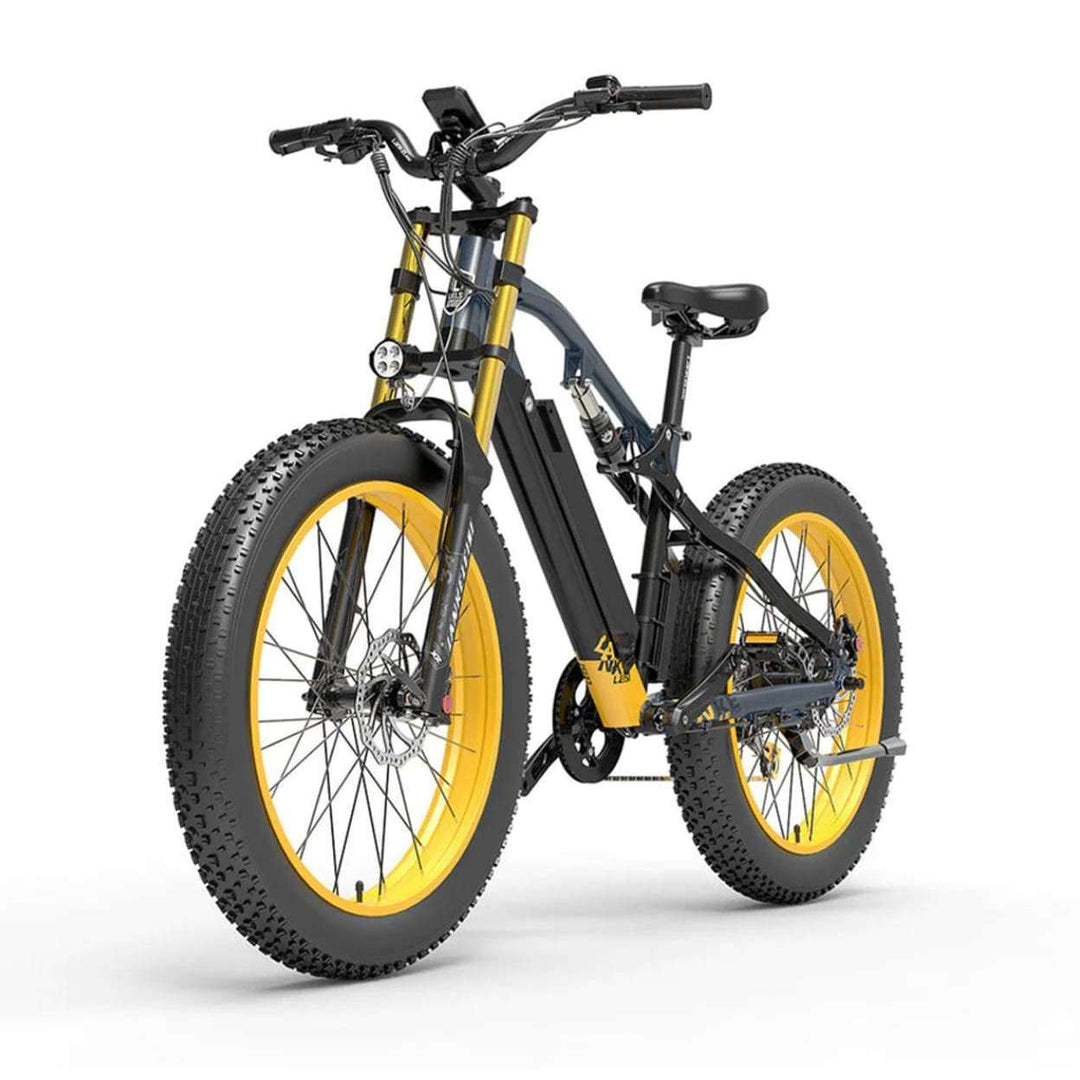 Lankeleisi rv700 electric mountain bike yellow