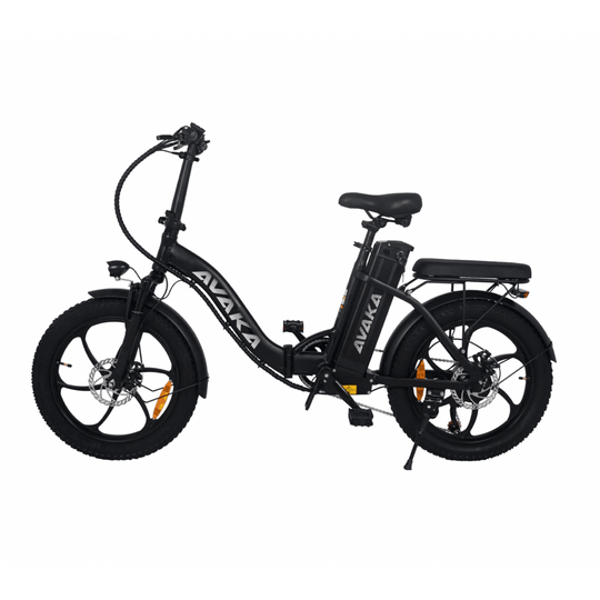 AVAKA BZ20 plus electric bike black integrated tyres