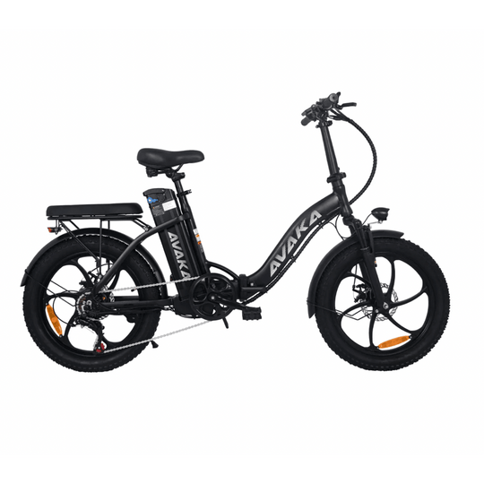 AVAKA BZ20 plus foldable electric bike in black