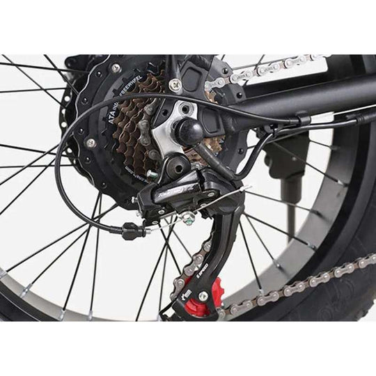 AVAKA BZ20 plus electric bike chain and rear wheel
