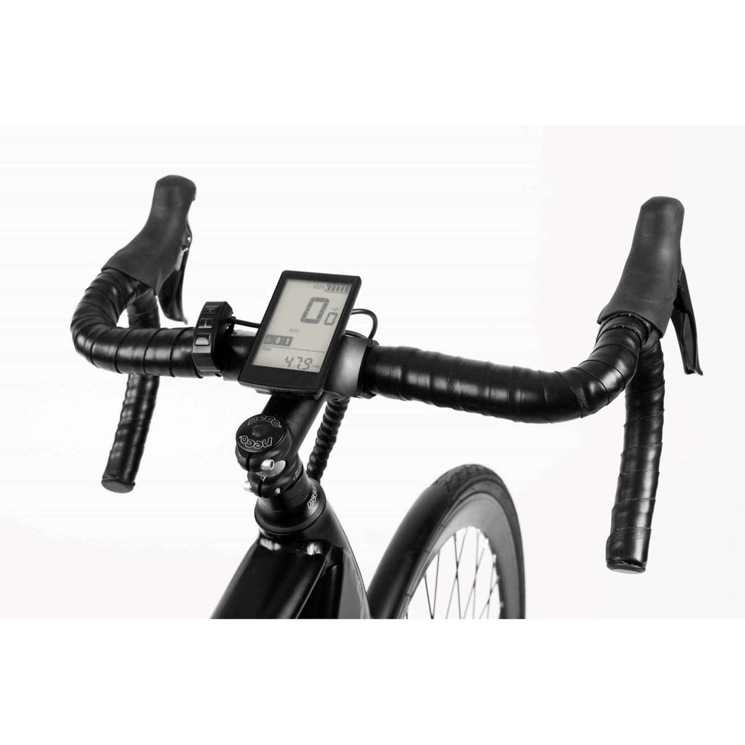 Avaris 3.6 electric bike black handlebars and display unit