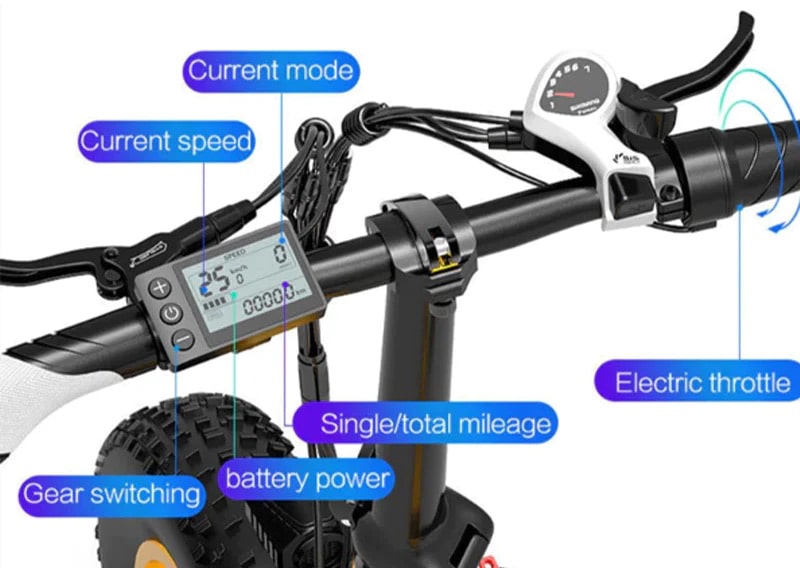 bezior xf200 electric mountain bike smart lcd display