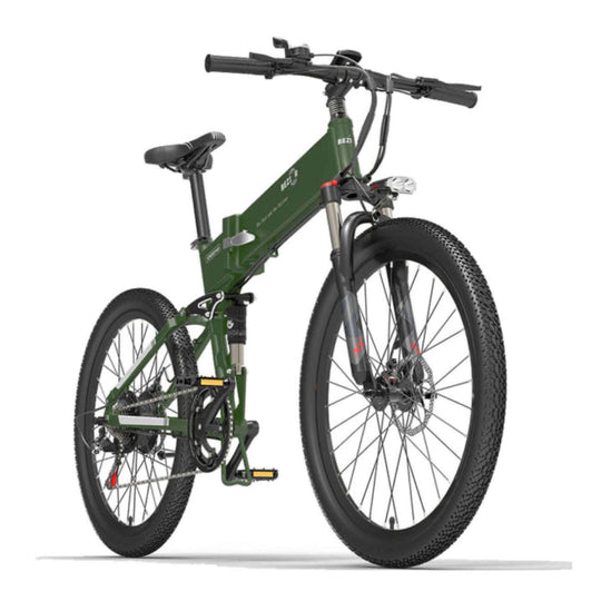 BEZIOR X500 pro electric mountain bike in green