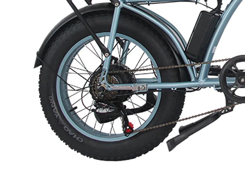 gogobest gf750 retro electric bike rear wheel